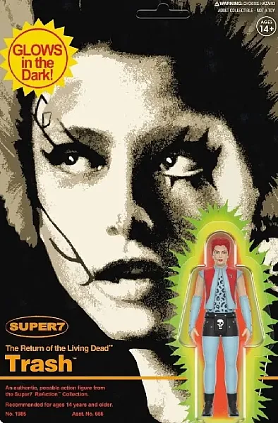 THE RETURN OF THE LIVING DEAD REACTION ACTION FIGURE WAVE 04 TRASH (MONSTER GLOW) 10 CM
